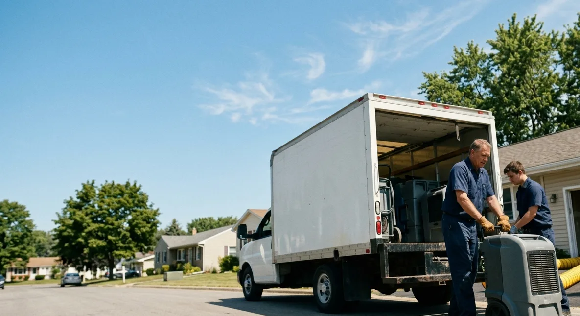 Water Damage Cleanup in Hillsboro, IL near me